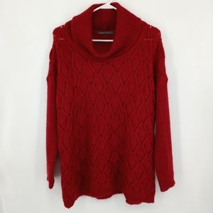Elsamanda red women's medium sweater